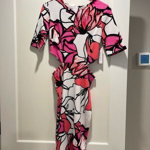 Beautiful dress with cut out on sides